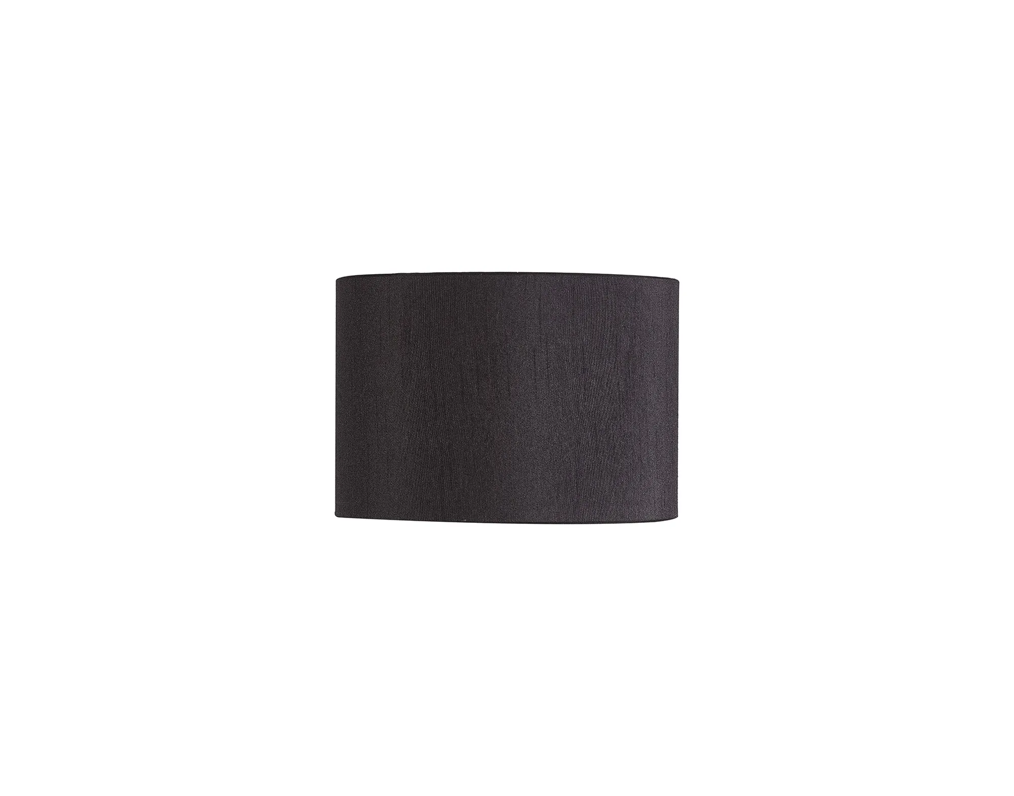 Serena 16cm Faux Silk Fabric Shade Black, White D0867  Deco Serena